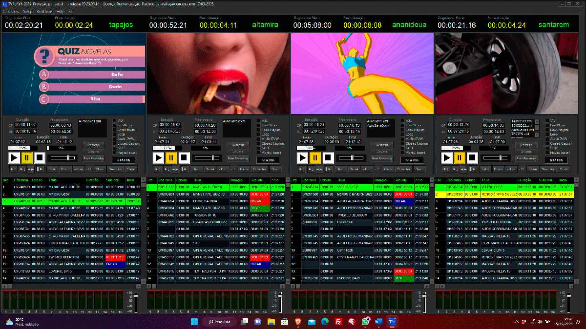 Exibidor de video central cast TVPLAY-4
